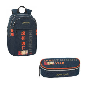 OFFERTA Kit Zaino + astuccio tombolino Anime Jujutsu