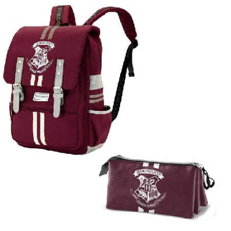 OFFERTA kit Zaino + astuccio tombolino Harry potter Hogwarts