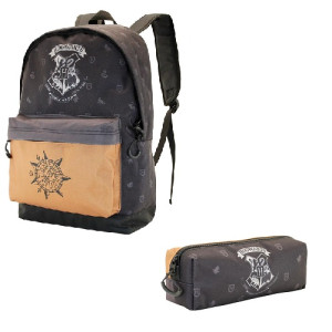 OFFERTA Kit Zaino + astuccio tombolino Harry potter Howgarts
