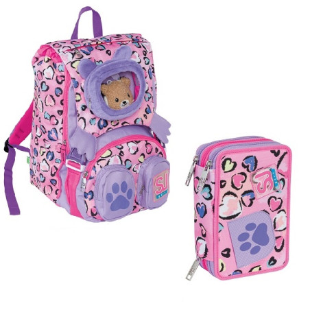 OFFERTA Kit Zaino estensibie+ astuccio 3 zip Fleecy (79,90+32,90)