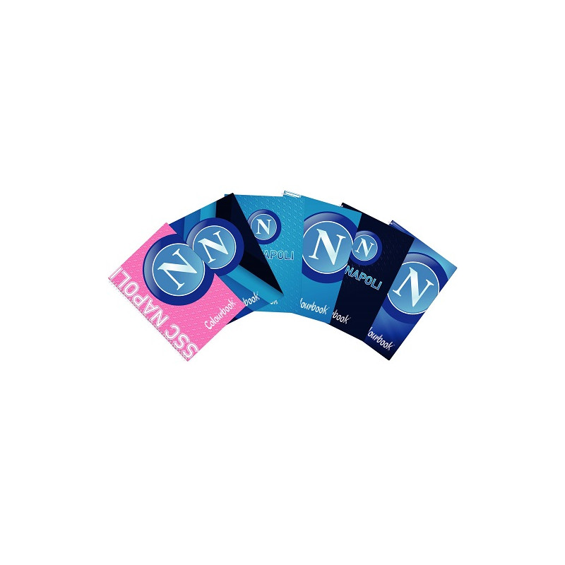 OFFERTA Maxi spiralato A4 SSC Napoli Colourbook rig. 5mm