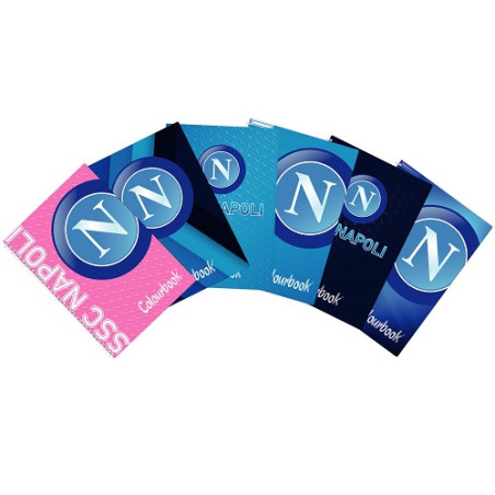 OFFERTA Maxi spiralato A4 SSC Napoli Colourbook rig. 5mm
