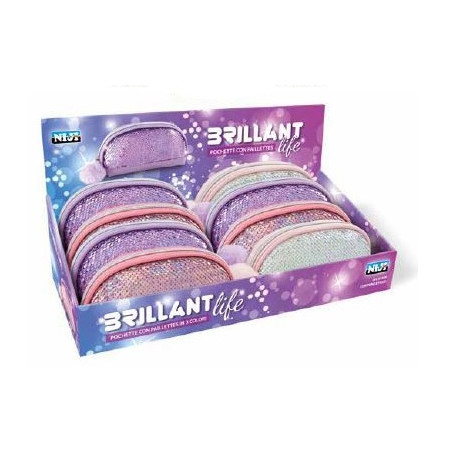 OFFERTA Pochette Bustina tombolino paillettes