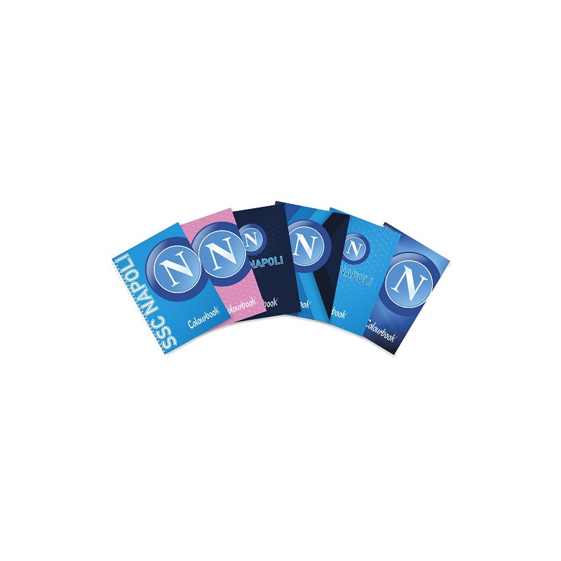 OFFERTA Quaderno Spiralato A5 1rigo SSC NAPOLI Colourbook