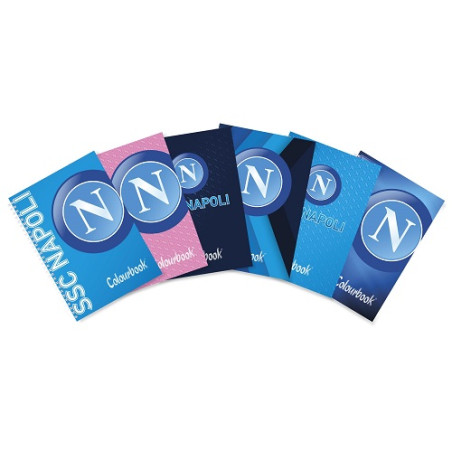 OFFERTA Quaderno Spiralato A5 5mm SSC NAPOLI Colourbook