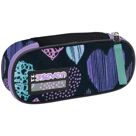 OFFERTA Tombolino astuccio tipo bustina organizzato Seven round plus PATCHYHEART GIRL (19,90)