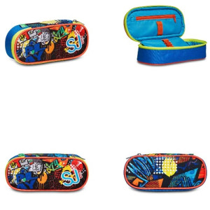 OFFERTA Tombolino astuccio tipo bustina organizzato Seven SJ gang facce da sj boy (19,90)