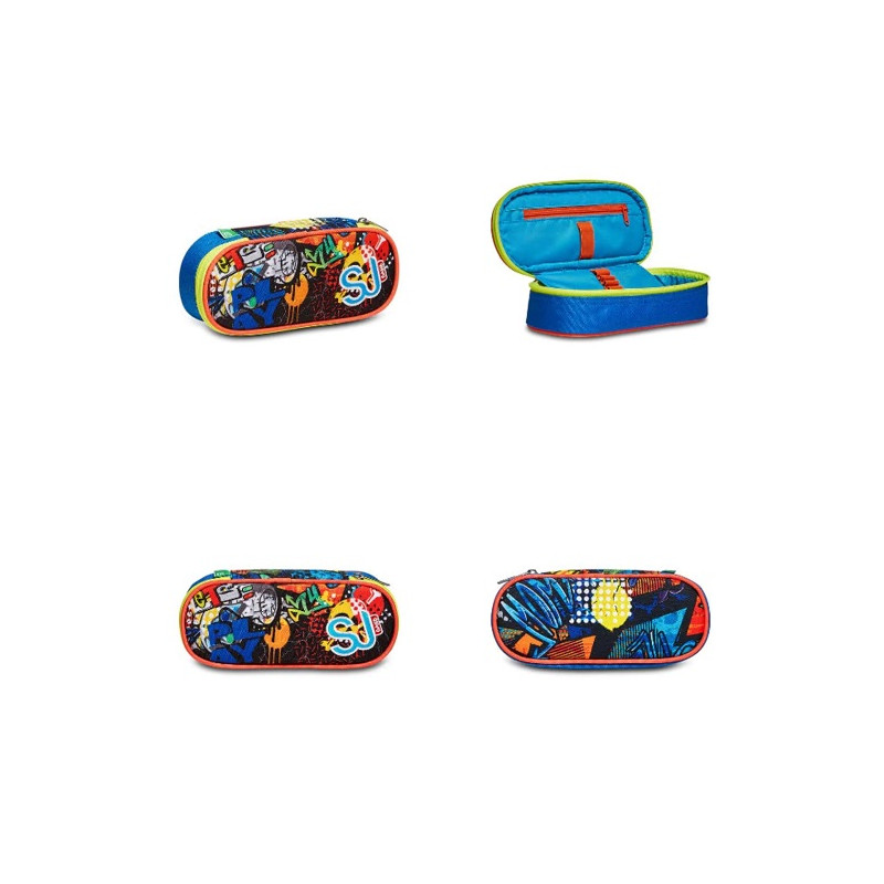 OFFERTA Tombolino astuccio tipo bustina organizzato Seven SJ gang facce da sj boy (19,90)