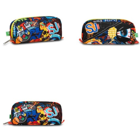 OFFERTA Tombolino astuccio tipo bustina Seven Sj Gang facce da SJ Boy (listino € 15,90)