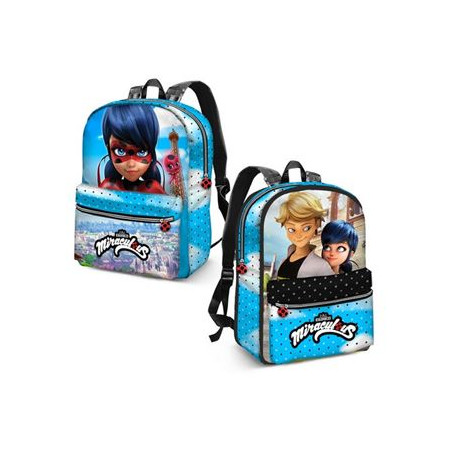 OFFERTA Zainetto asilo reversibile Ladybug Miraculous