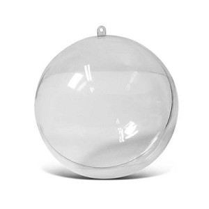 Pallina in plastica apribile cm.8