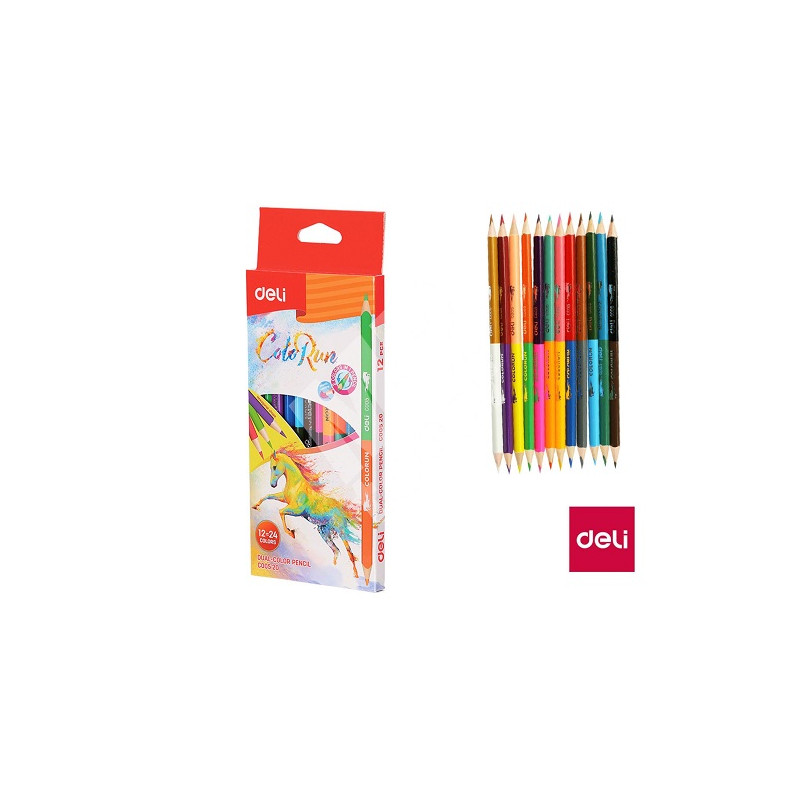 Pastelli a 12 bicolor