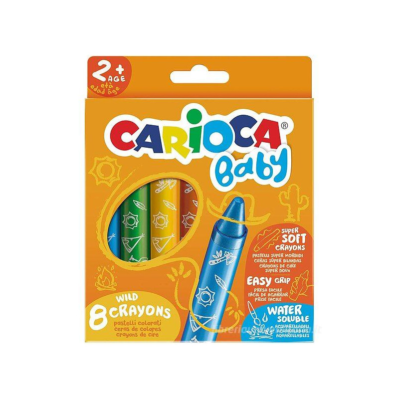 Pastelli A Cera Carioca Baby 8pz