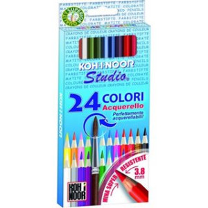 Pastelli acquarellabili Koh-I-Noor Studio a 24