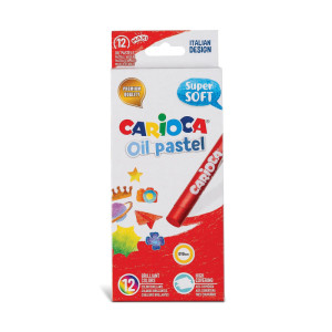 Pastelli ad olio maxi Carioca 12pz assortiti