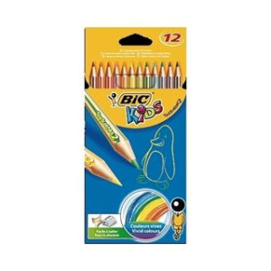 Pastelli Bic Tropicolors 12pz assortiti