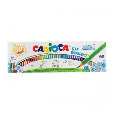 Pastelli Carioca TITA rainbow scatola da 50pz