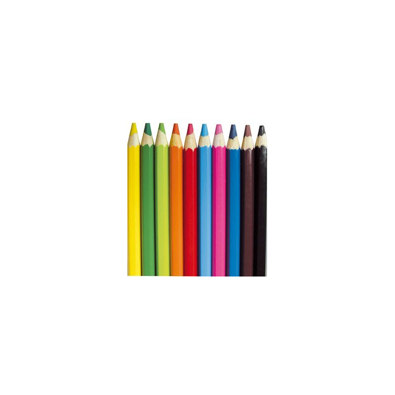 Pastelli Fibracolor Hi-Text p/grossa 48pz - pastelloni