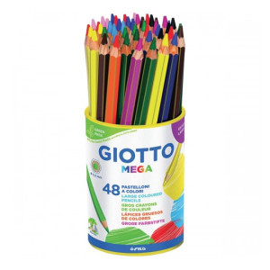 Pastelli giotto mega a 48 - pastelloni