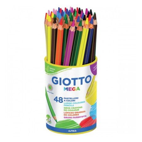 Pastelli giotto mega a 48 - pastelloni