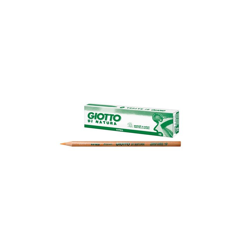 Pastelli giotto natura singoli Arancio Medio 10