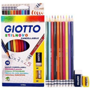 Pastelli Giotto Stilnovo a 10 cancellabili