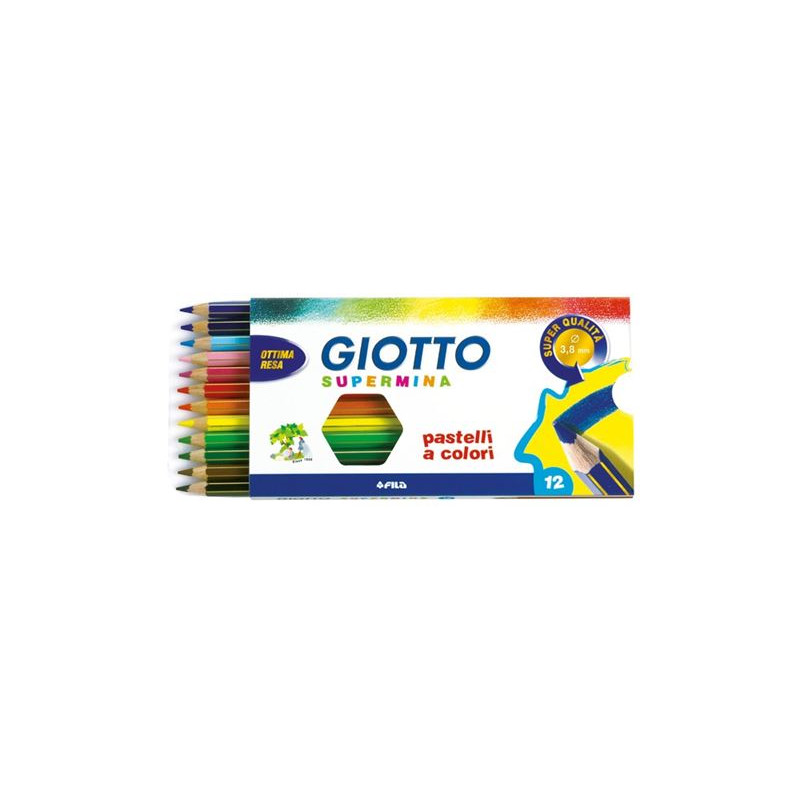 Pastelli Giotto Supermina a 12 OFFERTA