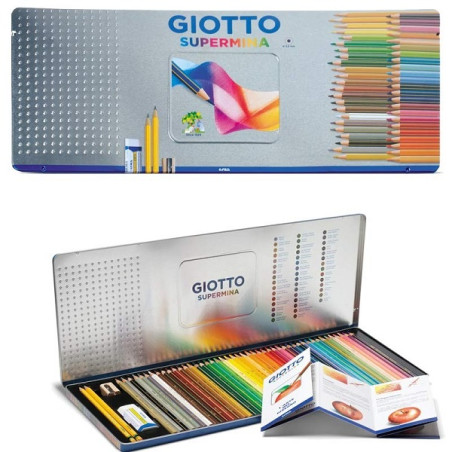 Pastelli giotto Supermina metal box 50pz