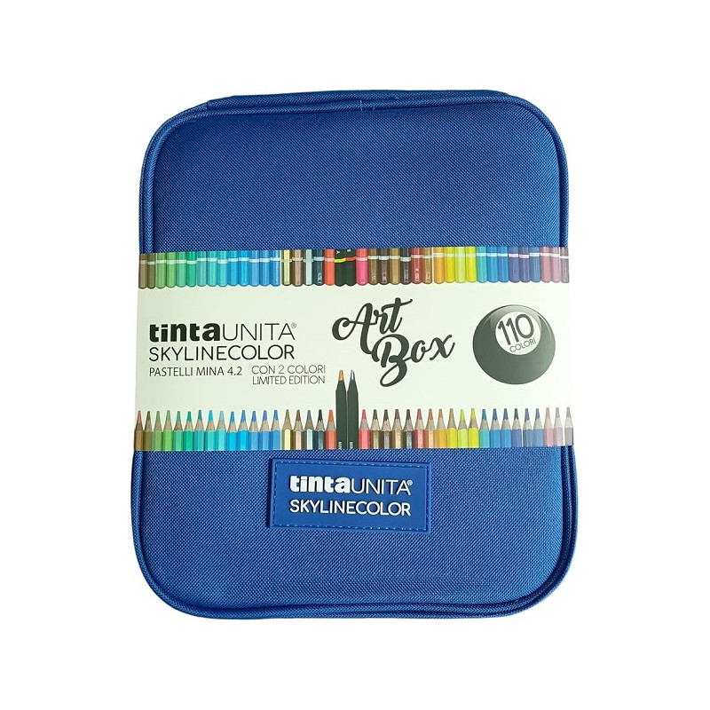 Pastelli in valigetta 110 pz TINTAUNITA Art Box blu