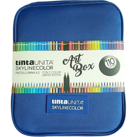 Pastelli in valigetta 110 pz TINTAUNITA Art Box blu