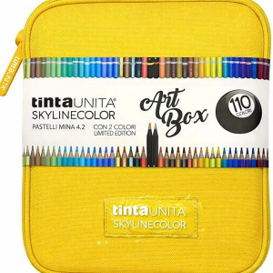 Pastelli in valigetta 110 pz TINTAUNITA Art Box giallo