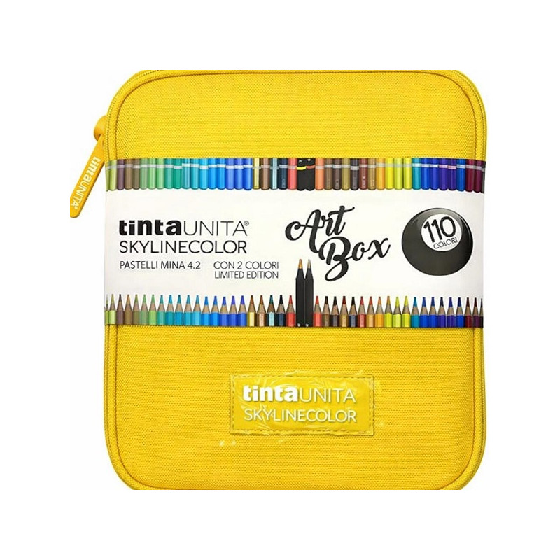 Pastelli in valigetta 110 pz TINTAUNITA Art Box giallo