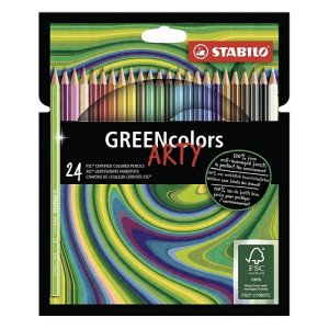 Pastelli Stabilo Greencolor Arty a 24