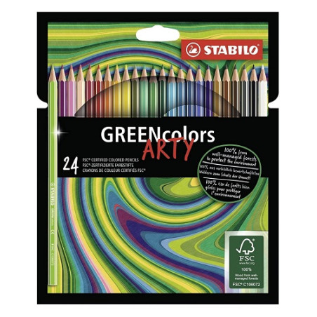 Pastelli Stabilo Greencolor Arty a 24
