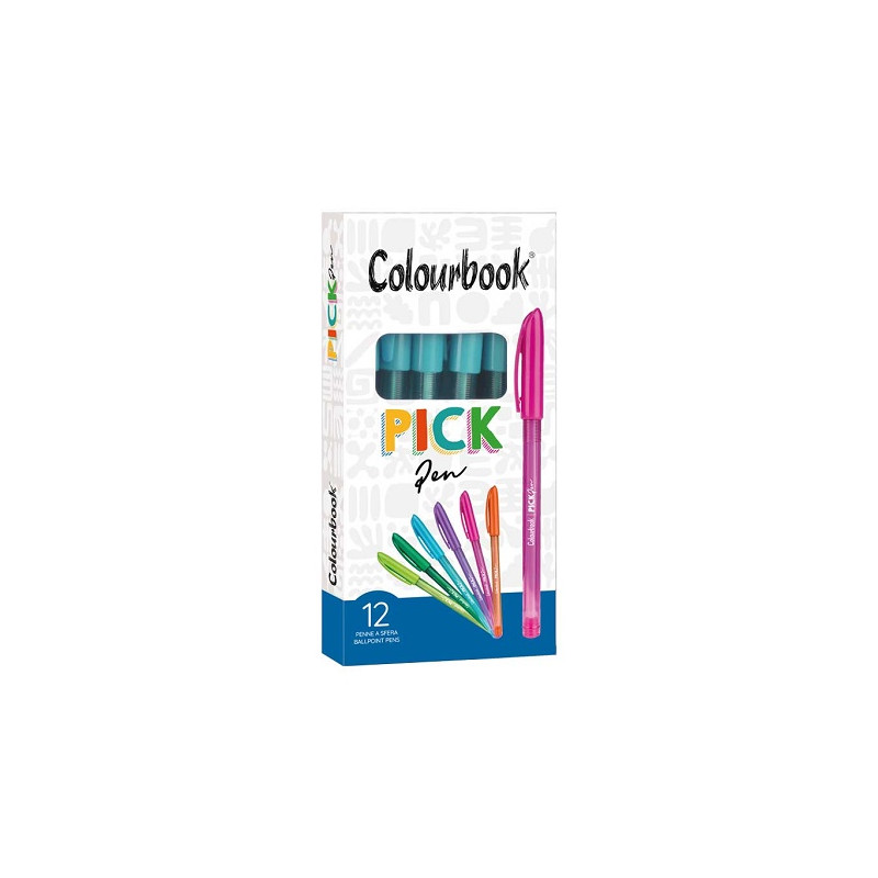 Penna a sfera verde Colourbook