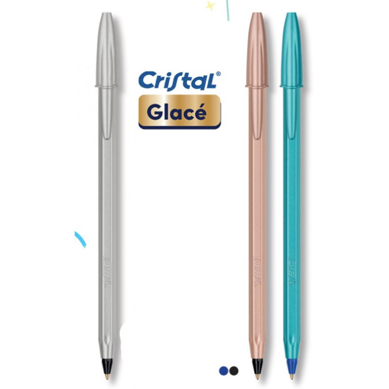 Penna Bic Cristal glacè scrittura nero