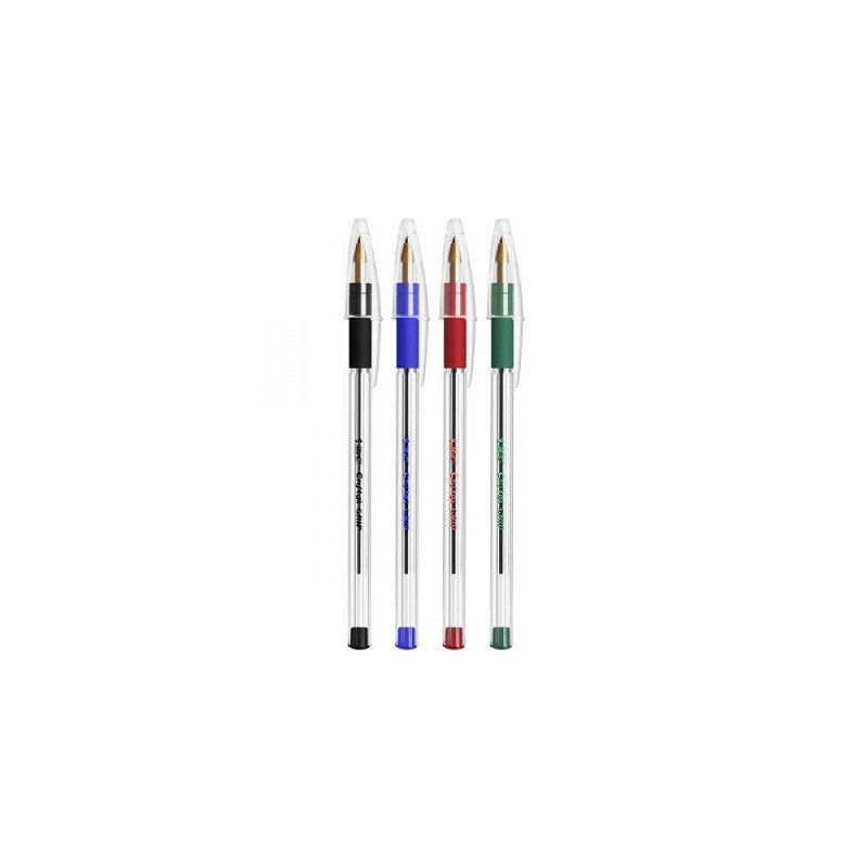 Penna Bic Cristal Grip Rosso