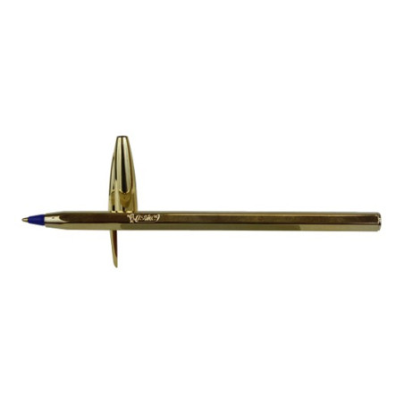 Penna Bic Cristal Shine Oro colore scrittura blu