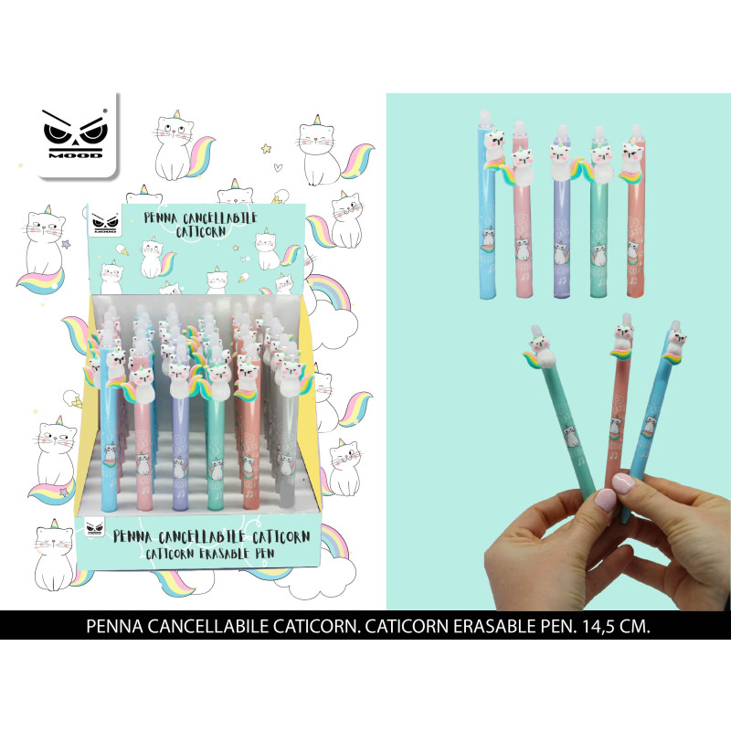 Penna cancellabile caticorn