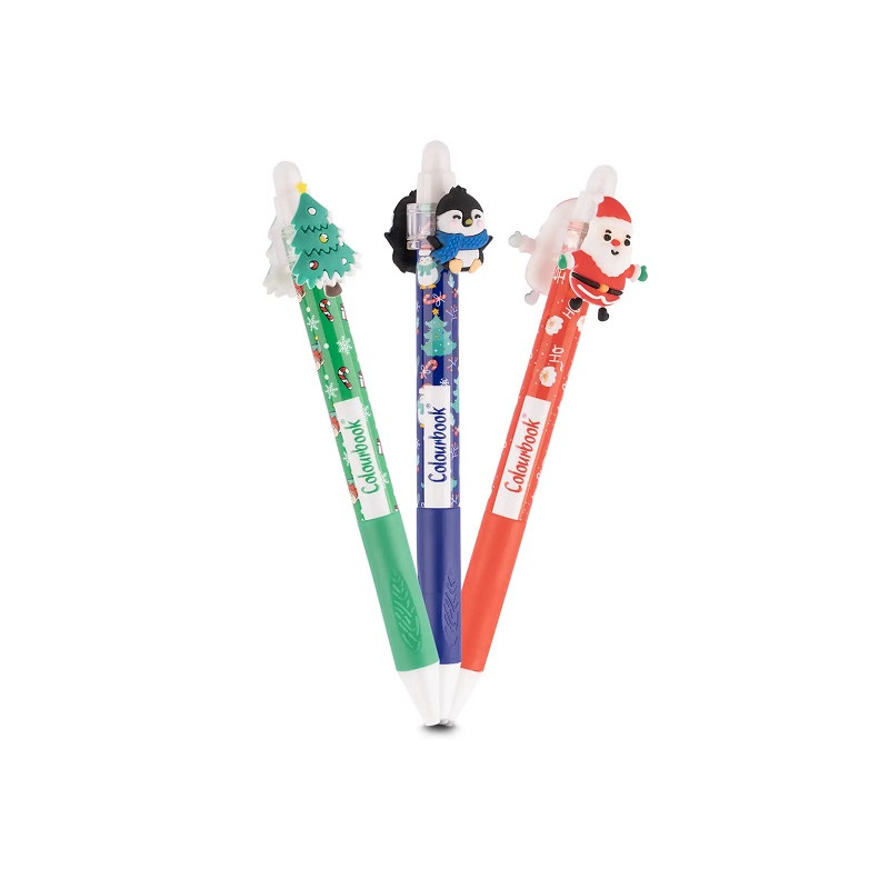 Penna cancellabile Natale Colourbook