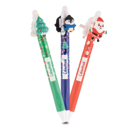 Penna cancellabile Natale Colourbook