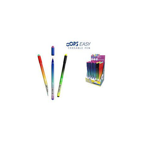 Penna cancellina Carioca Oops easy blue