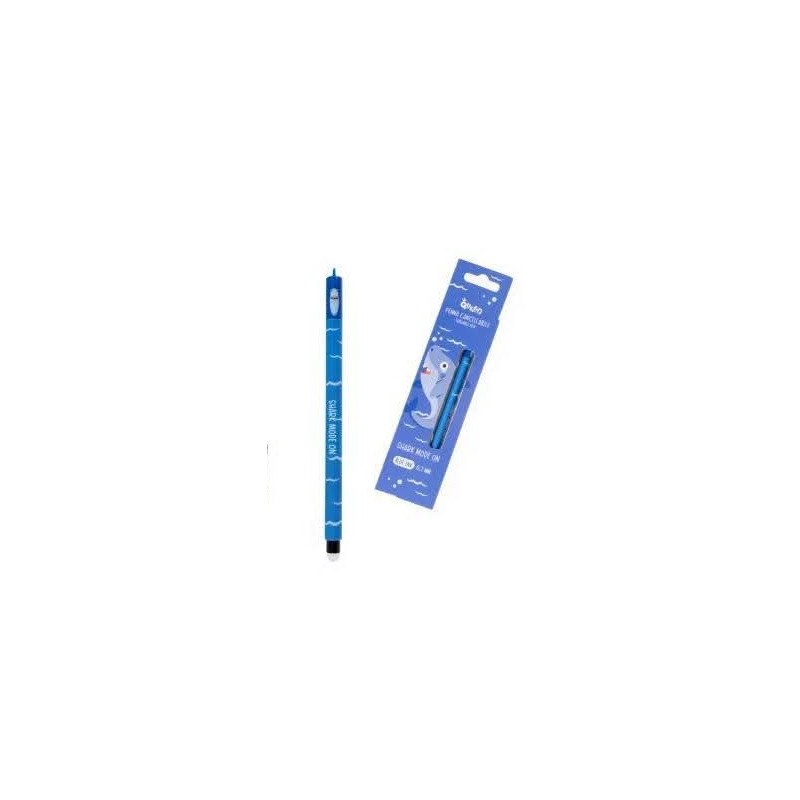 Penna Eraser Queen shark ink blu