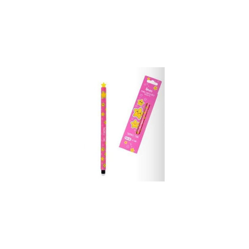 Penna Eraser Queen twinkle ink pink