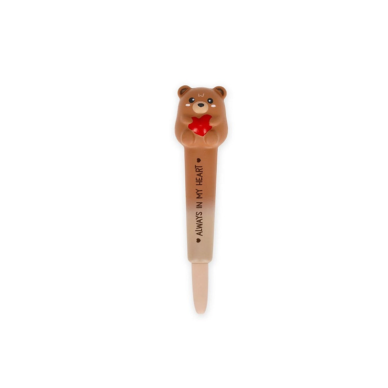 Penna Gel Antistress Teddy Bear Always in my Heart - Squeezies - Legami