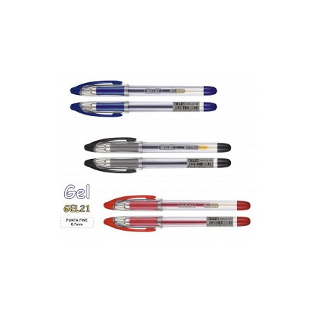 Penna gel nera 0,7mm