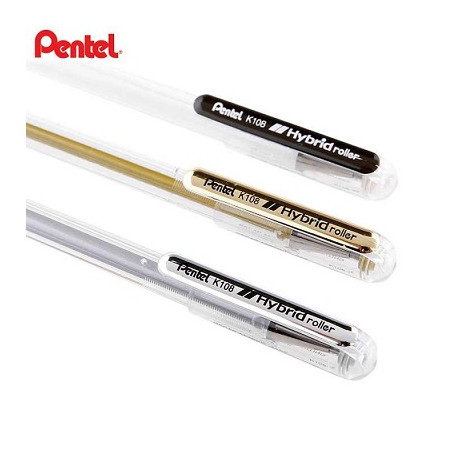 Penna Pentel Gel Hybrid oro  0,7