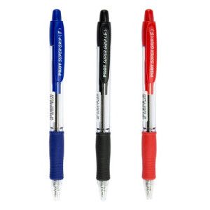 Penna Pilot Super Grip Fine rosse scatto