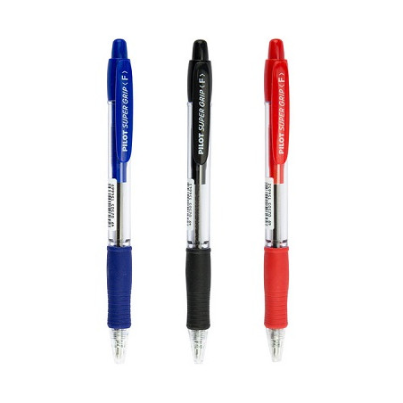 Penna Pilot Super Grip Fine rosse scatto
