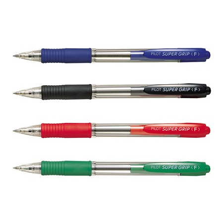 Penna Pilot Super Grip Medium nere